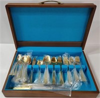 North Craft Possibly Gold Plated Cutlery Set