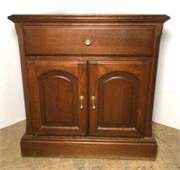 Side Table with One Drawer & Cabinet