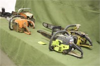 (4) Untested Chainsaws, Loose