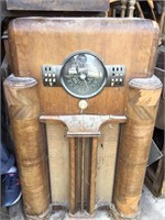 Antique Zenith radio.  42” tall x 26” wide x 15”