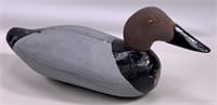 Wooden duck decoy, weighted bottom, turned