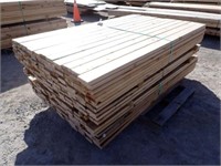 Qty Of (218) 5/4 In. x 4 In. x 6 Ft. Smooth Cut