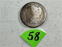 1889 O Morgan Silver Dollar
