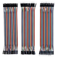 RGBZONE 120Pcs Multicolored Dupont Wire 40Pin