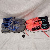 2 Pair Of Nike Women's Shoes