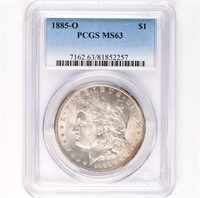 1885-O Morgan Dollar PCGS MS63