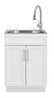 Complete Laundry sink with faucet