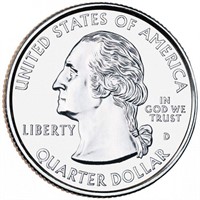 USA ¼ dollar, 2007 Washington State Quarter