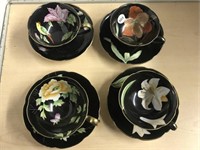 3 Occupied Japan Teacups And Saucers