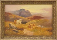 Charles W. Oswald (fl. 1890-1899) oil on Canvas