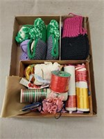 Assorted Ribbon & Crochet