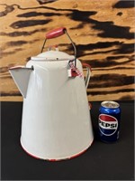 Enamelware Coffee Pot ( NO SHIPPING)