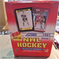 score 1991 series 1 nhl hockey cards