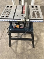 Ryobi 10" Table Saw on Stand, runs rough