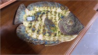 2002 Good Earth Pottery Fish Platter