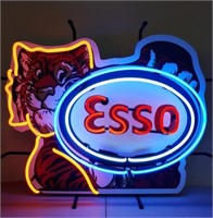 Esso Gas Tiger Neon Sign