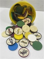 Collection of Jello and Quaker coins