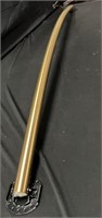 40”-70” Curved Rod, Gold finish