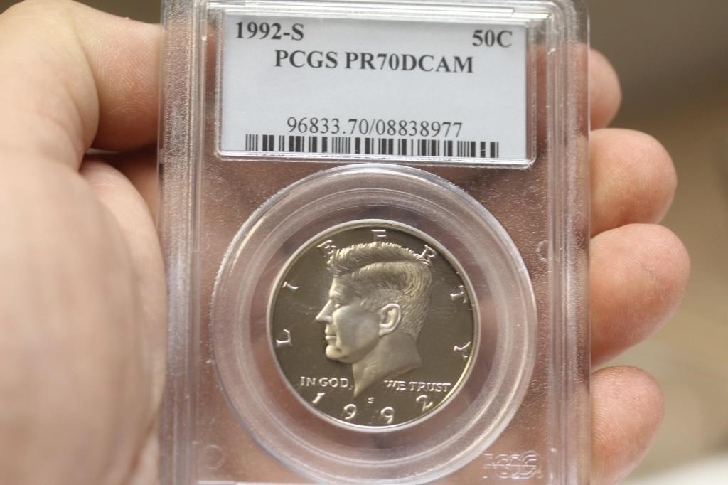 PCGS Graded 1992-S Kennedy Half