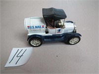 DIECAST US MAIL COLLECTOR TRUCK BANK