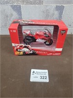 Ducati 1:18 bike New in box