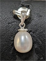 $100 Silver Freshwater Pearl Pendant