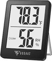 Doqaus Digital Hygrometer Indoor Thermeometer