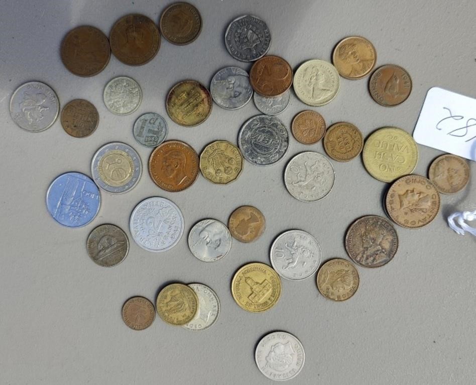 Several Foreign Coins