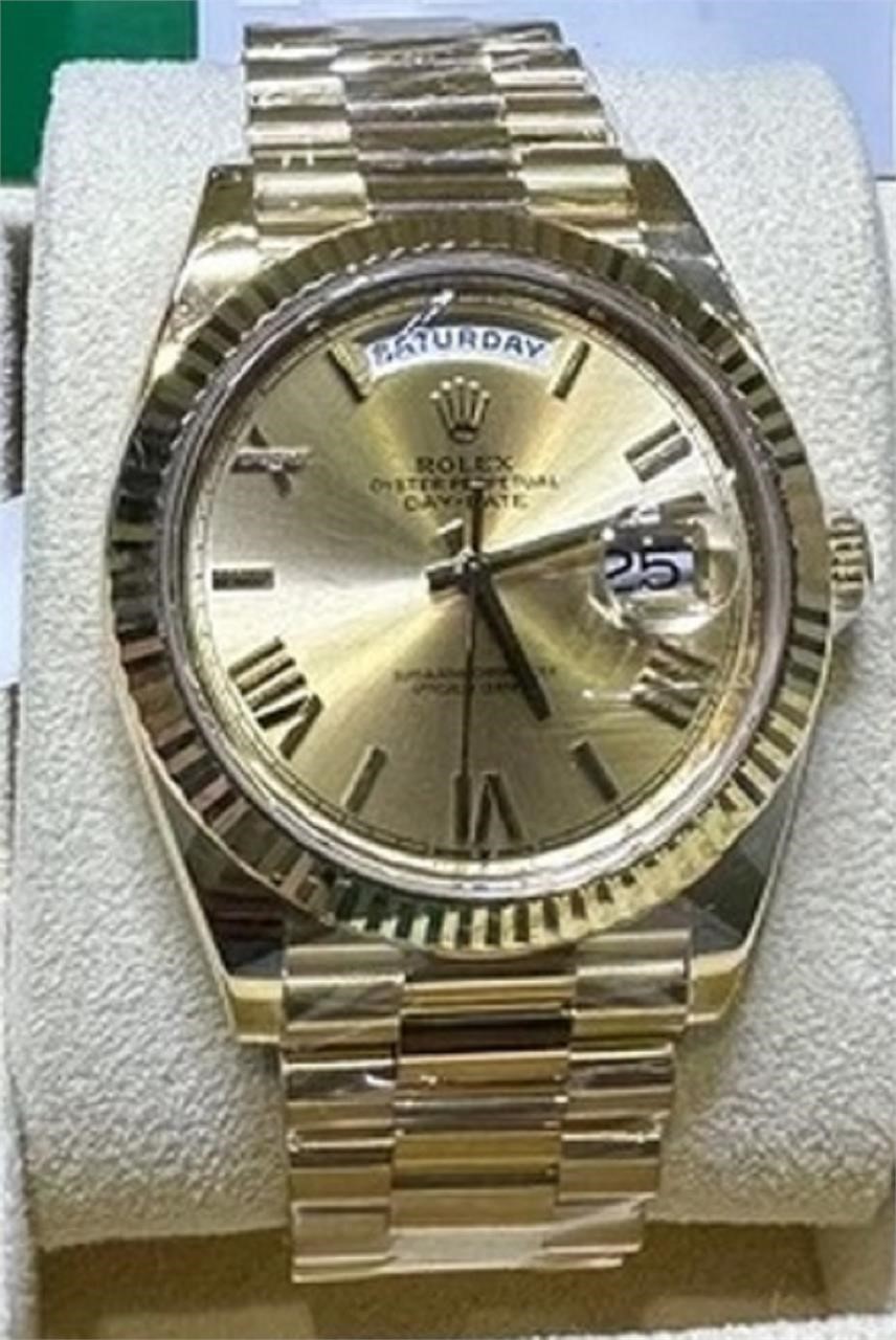 ROLEX YELLOW GOLD DAY DATE PRESIDENT 40MM