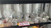 DECORATIVE GLASSWARE/SERVING DISHES