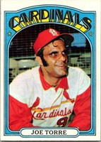 1972 Topps Baseball #500 Joe Torre