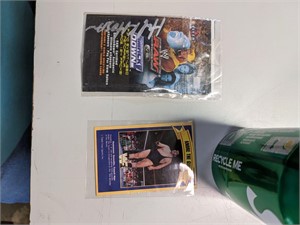 Autographed Hulk Hogan Card & Andre the Giant Card