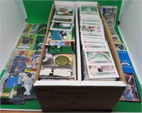 2 Row Box Full Of Baseball Cards All Good Guys ++