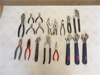 Pliers, Crecent Wrenches, Vice Grips, Misc.