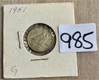 1951 TEN CENT