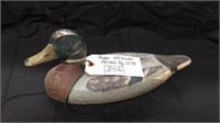 Perry Wilcoxen Wooden Decoy 
Painted by Otto