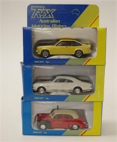 Three Trax Holden model cars including Ltd Ed