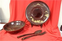 Set of Oriental Lacquerware