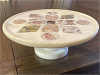 Vintage Marble Cake Stand