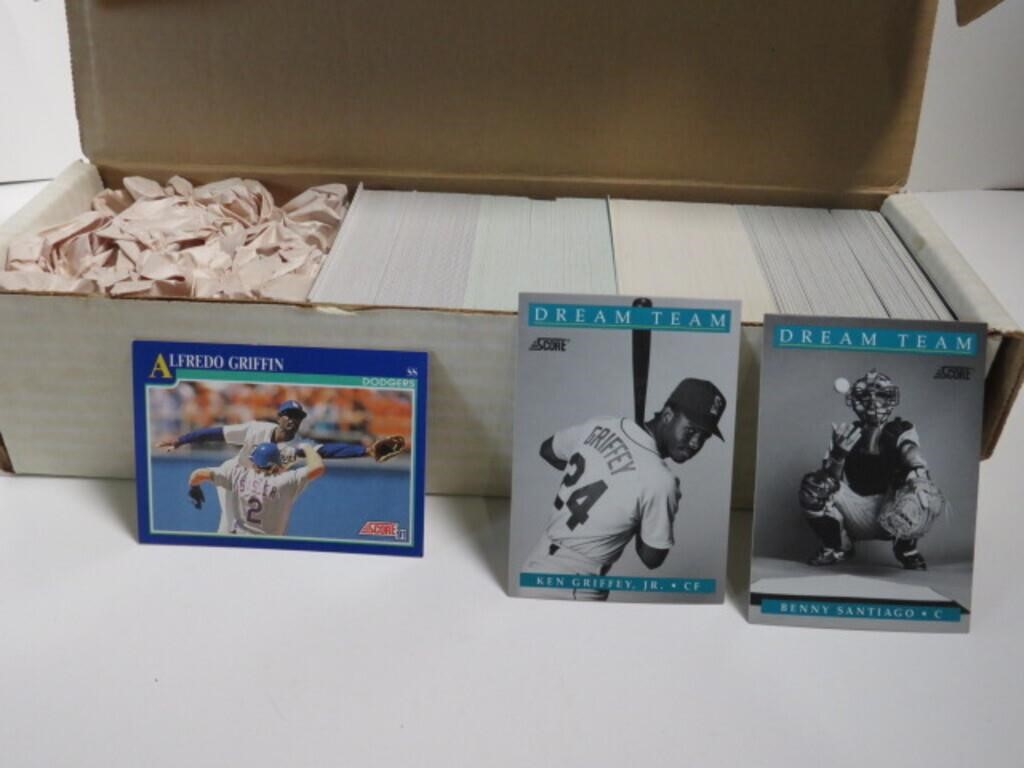 SCORE '91  BASEBALL SET 442-893 COMPLETE