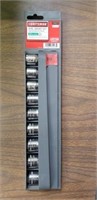 Craftsman 9-pc 1/2" Socket Set Metric 34573