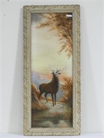 MARY GRAHAM ELK PAINTING ON LINEN