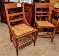 Cane chairs (2)  - really great condition