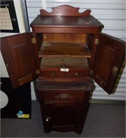 Unique 2 Piece Antique Cabinet. 19" W x 49" T