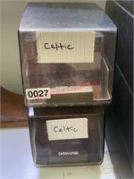 2 Organizers of Celtic Cd's  (living room)