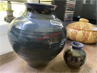 Two Pottery Vases (Living Room)