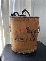 Dog Metal Can from 1928 (Living Room)
