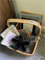 Wicker Basket Full of Goodies (Living Room)