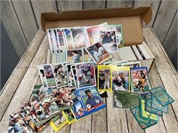 Assorted Sports trading cards from Fleer,Topps, &