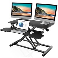 FITUEYES Height Adjustable Standing Desk 32” Wide